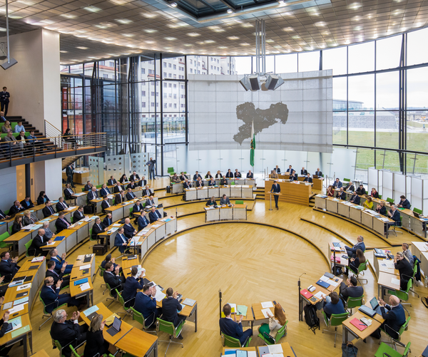 Plenarsitzung im Sächsischen Landtag