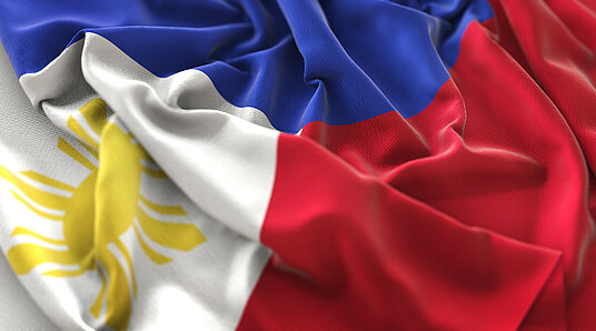 Philippinische Fahne von Freepik natanaelginting