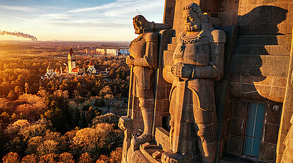 Luftaufnahme Völkerschlachtdenkmal